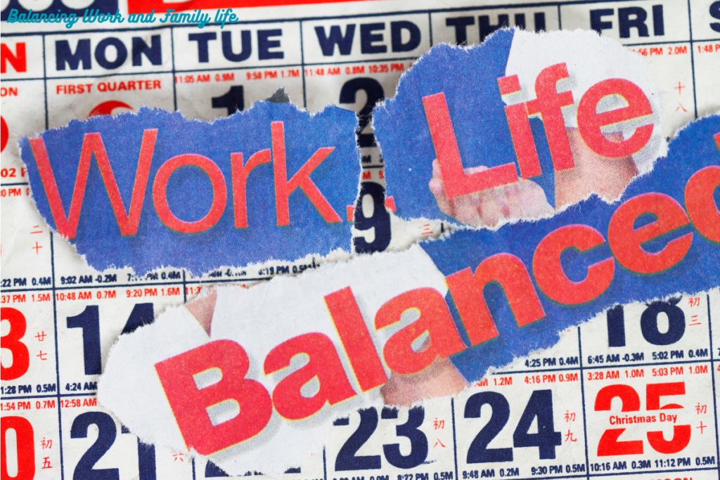 Balancing job and family life