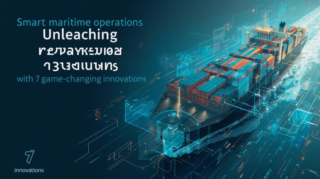 Smart maritime operations